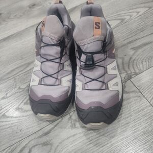Salomon Women's Athletic Shoes Lavender, Black, Cream